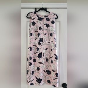 Bannana Republic Floral Pink Dress Size 12
